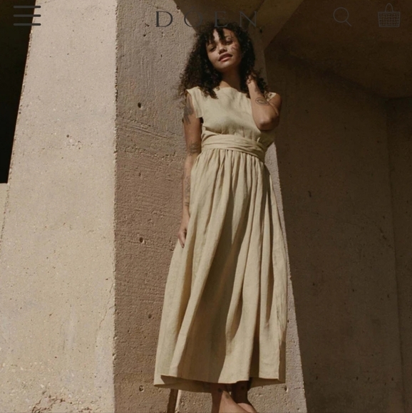 Dôen Pacifica Dress in Oaken - Picture 2 of 9